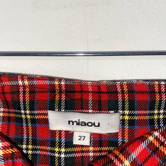 SOLD MIAOU PLAID PANTS - EXCELLENT CONDITION SZ 27 - Picture 3 of 6